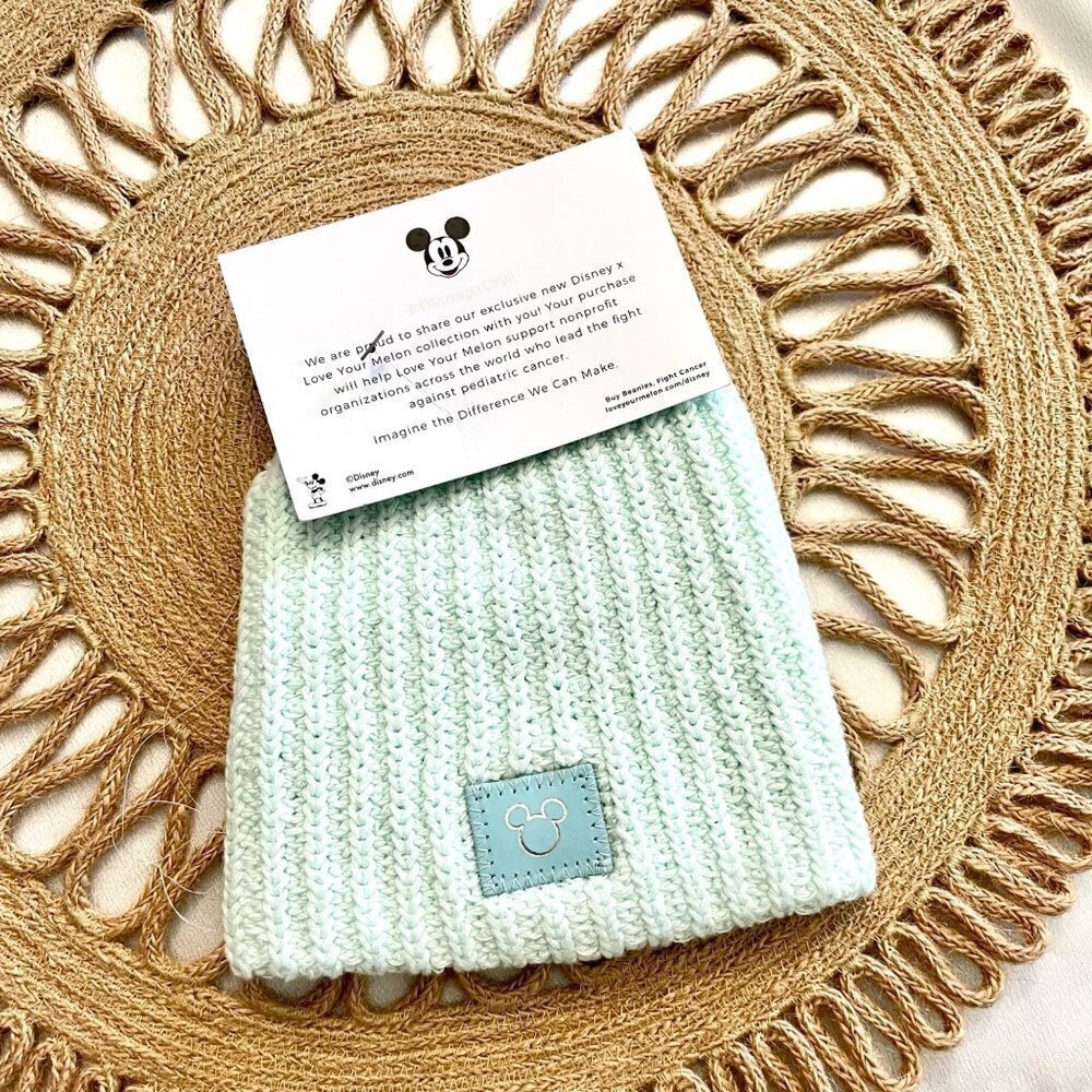 Disney x Love Your Melon Blue Knit Child Winter Hat